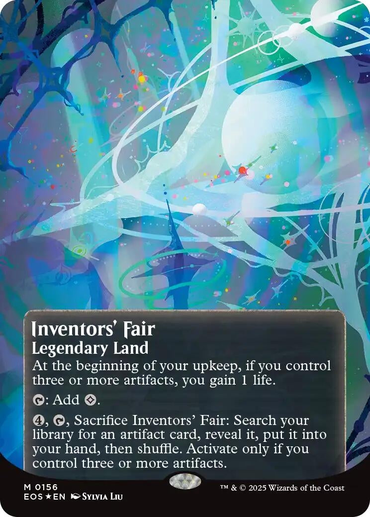 Image for Inventors' Fair (0156) (Borderless) (Galaxy Foil) (156) (Edge of Eternities: Stellar Sights) - Magic: The Gathering