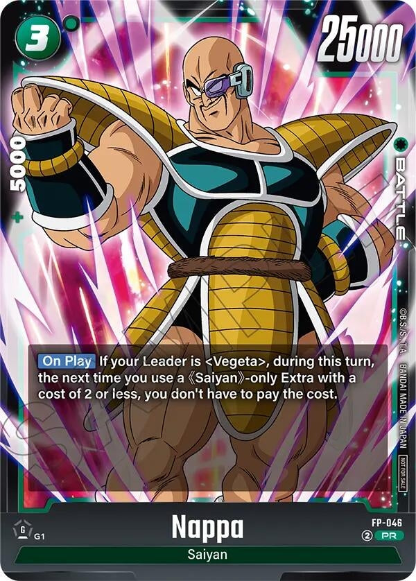 Image for Nappa - FP-046 (Tournament Pack 07) (FP-046) - Dragon Ball Super: Fusion World