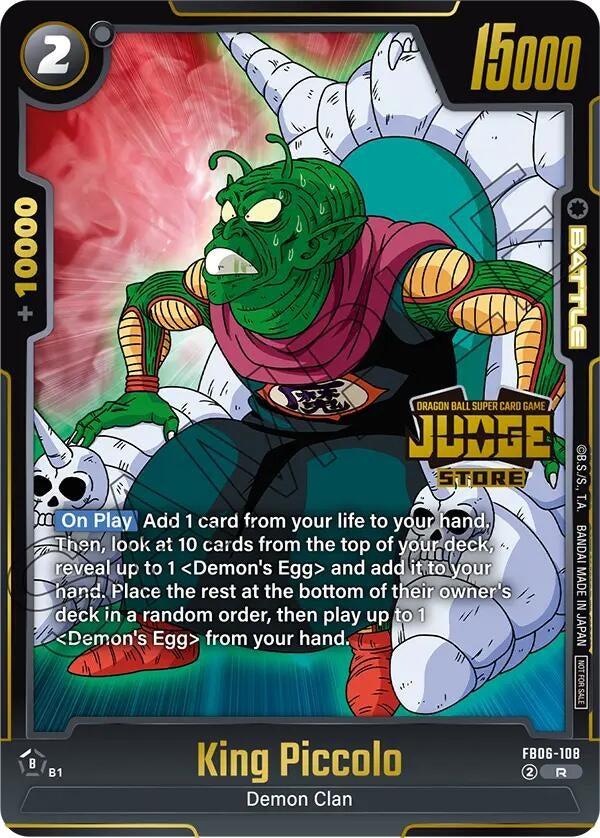 Image for King Piccolo (Judge Pack (Store Judge) 04) (FB06-108) - Dragon Ball Super: Fusion World
