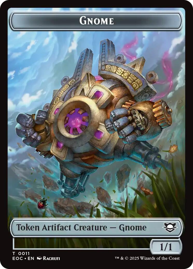 Image for Gnome // Golem (0014) Double-Sided Token (11 // 14) - Magic: The Gathering