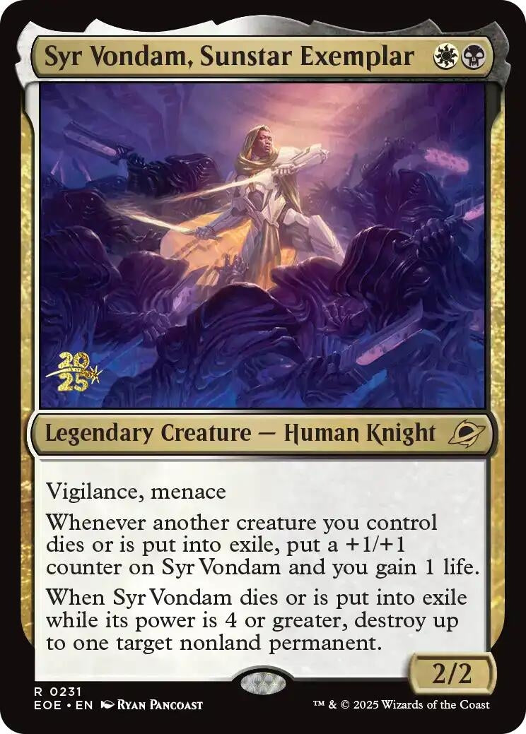 Image for Syr Vondam, Sunstar Exemplar (231) - Magic: The Gathering