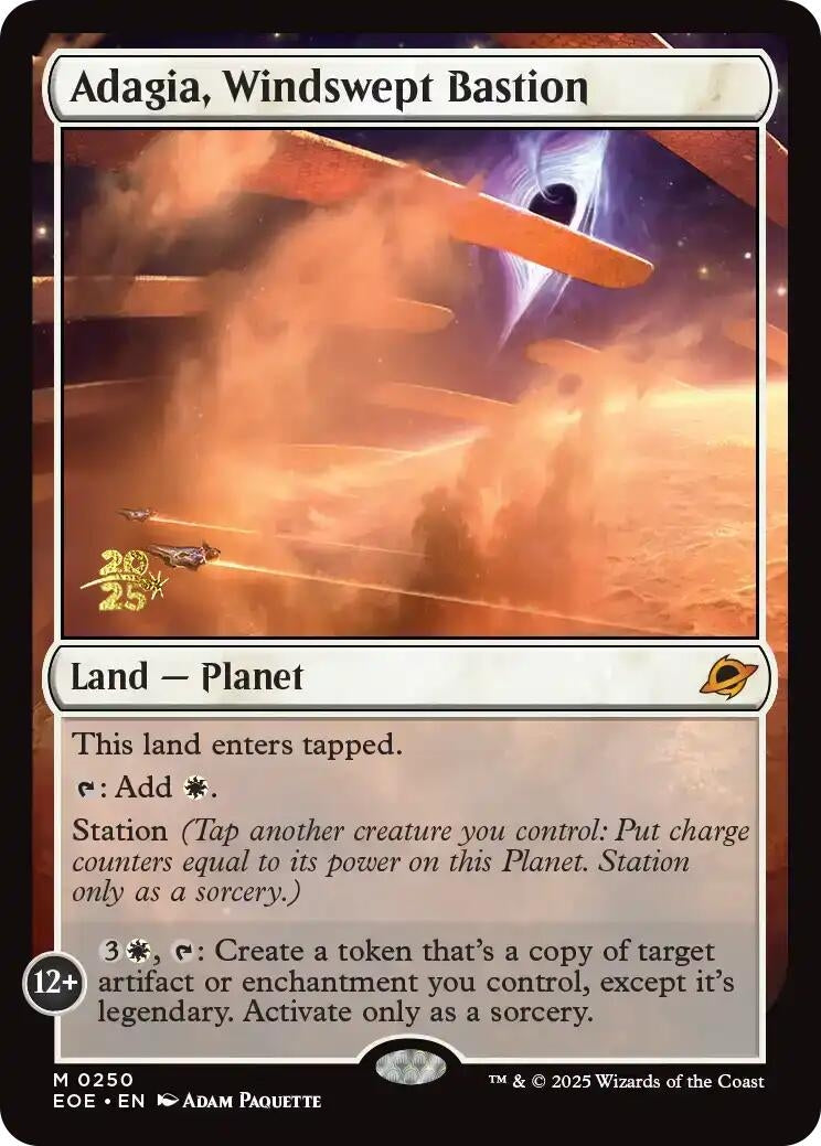Adagia, Windswept Bastion (250) (Prerelease Cards)