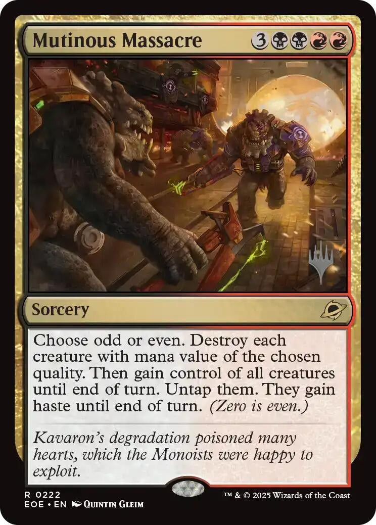 Image for Mutinous Massacre (222) - Magic: The Gathering