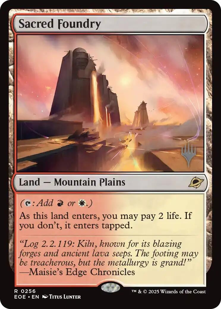 Image for Sacred Foundry (256) - Magic: The Gathering