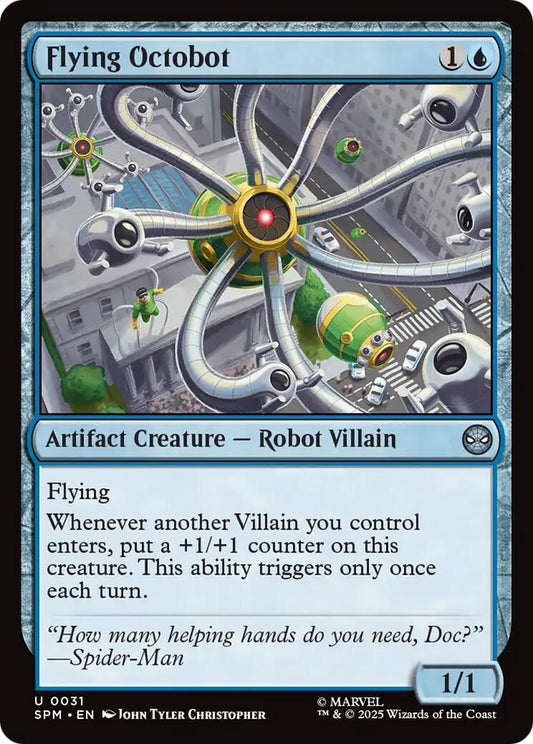 Image for Flying Octobot (31) (Marvel's Spider-Man) - Magic: The Gathering