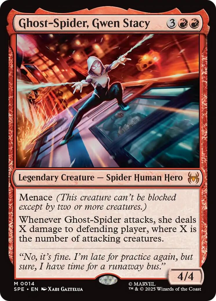 Image for Ghost-Spider, Gwen Stacy (14) - Magic: The Gathering