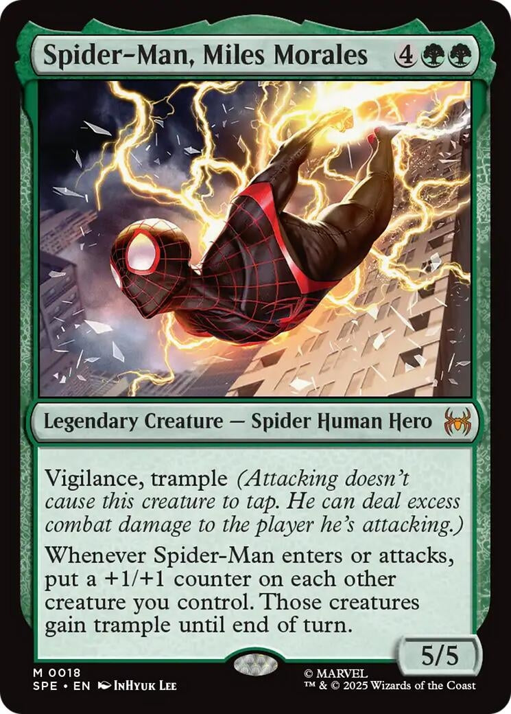 Image for Spider-Man, Miles Morales (18) - Magic: The Gathering