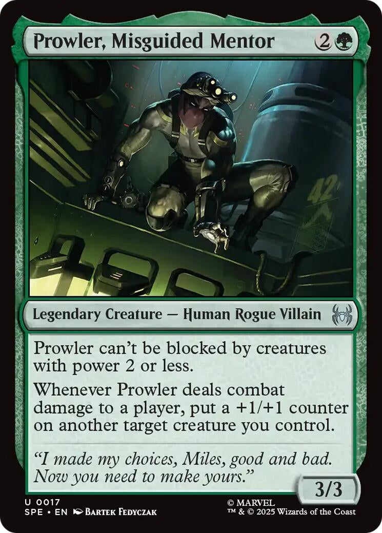 Image for Prowler, Misguided Mentor (17) - Magic: The Gathering