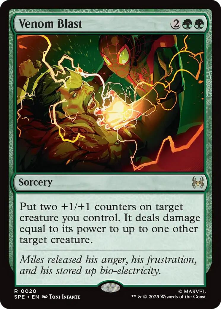 Image for Venom Blast (20) - Magic: The Gathering