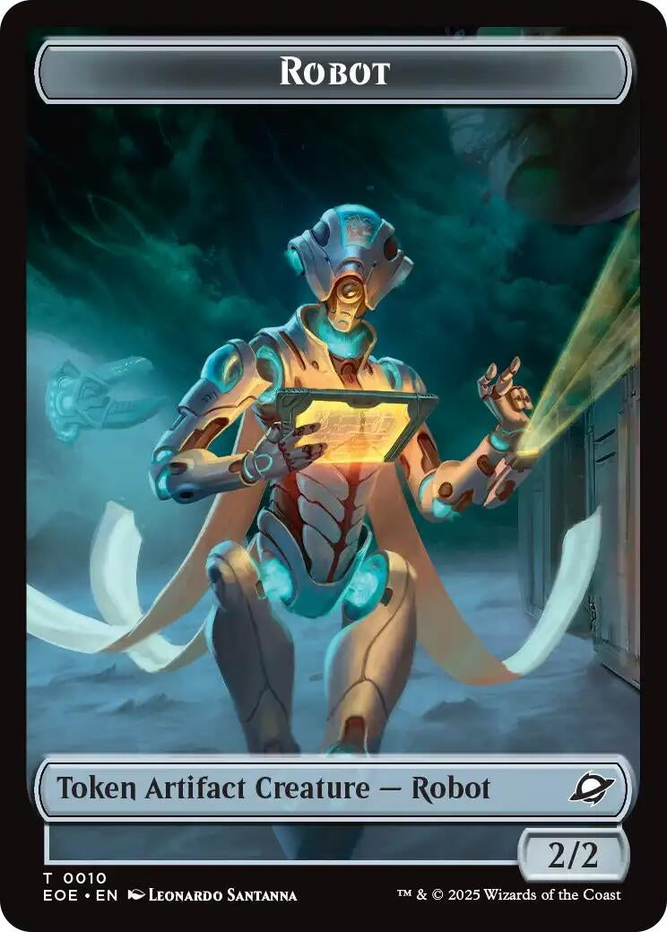 Image for Robot // Lander (0007) Double-Sided Token (10 // 7) (Edge of Eternities) - Magic: The Gathering