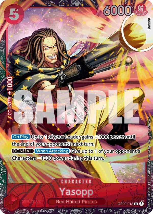 Image for Yasopp (Championship 25-26 Offline Regionals Season 2) (OP09-013) (One Piece Promotion Cards) - One Piece Card Game