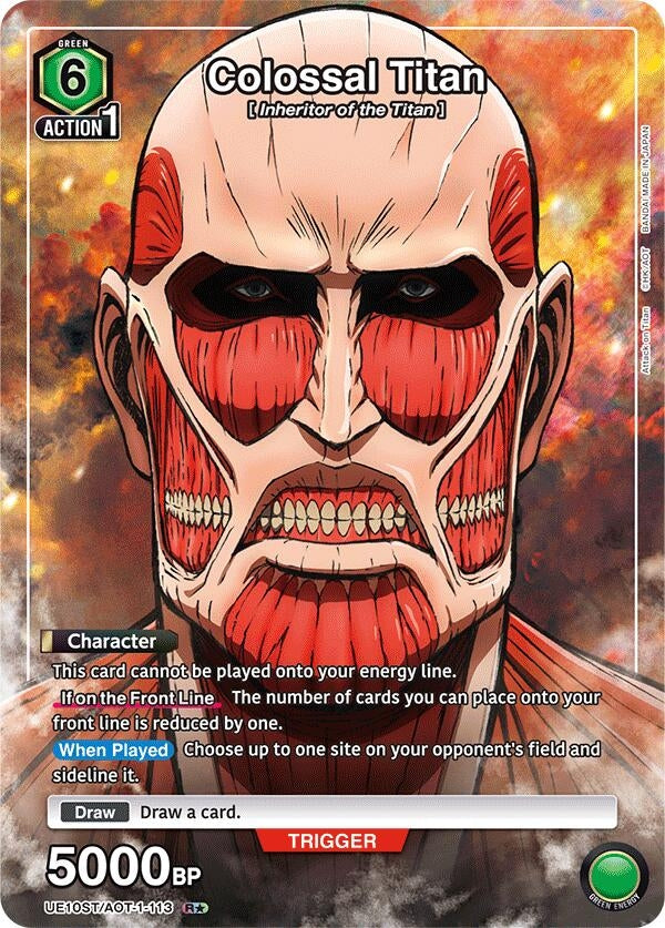 Image for Colossal Titan (R*) (UE10ST/AOT-1-113) (UE10ST: Attack on Titan Starter Deck) - Union Arena