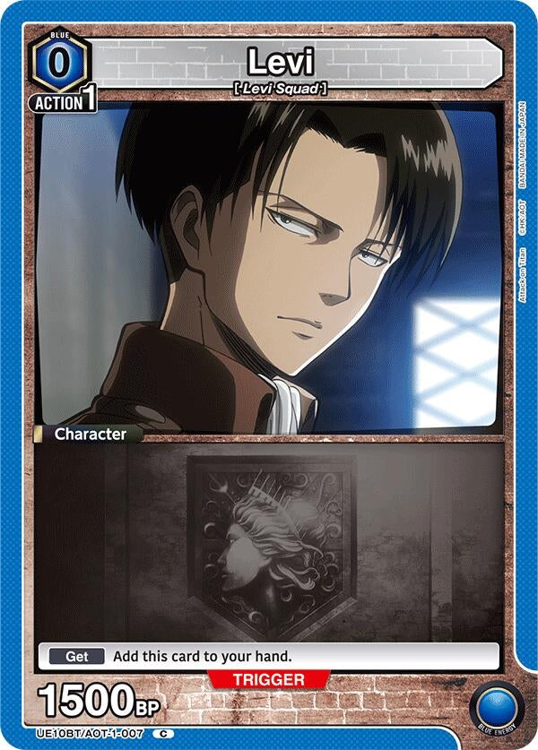 Image for Levi (007) (UE10BT/AOT-1-007) (UE10BT: Attack on Titan) - Union Arena