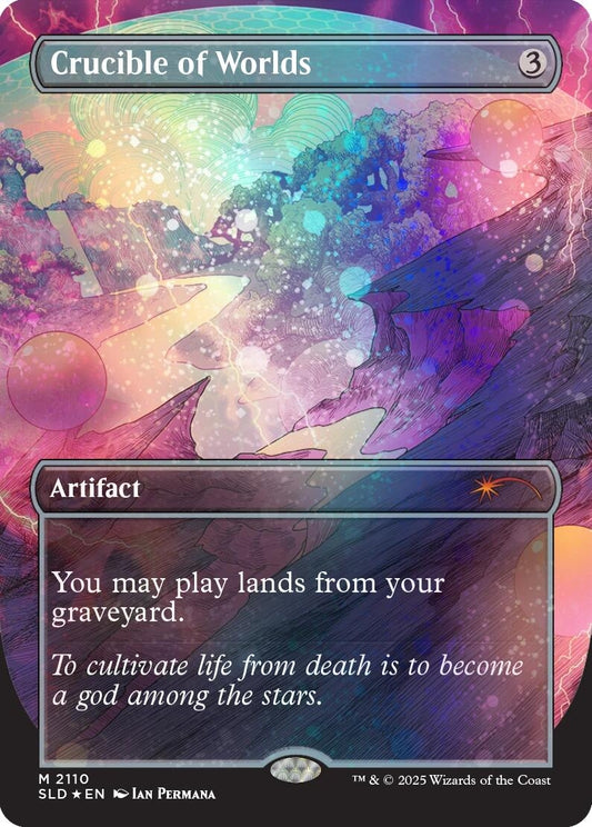 Image for Crucible of Worlds (Galaxy Foil) (2110) - Magic: The Gathering