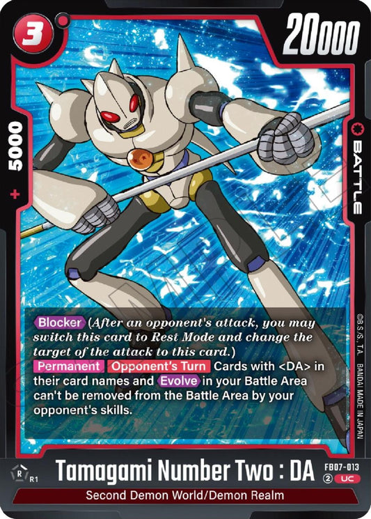 Image for Tamagami Number Two : DA (FB07-013) (Wish For Shenron) - Dragon Ball Super: Fusion World