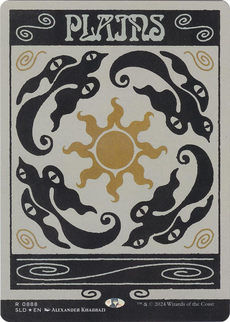 Image for Plains (0888) (Rainbow Foil) (888) - Magic: The Gathering