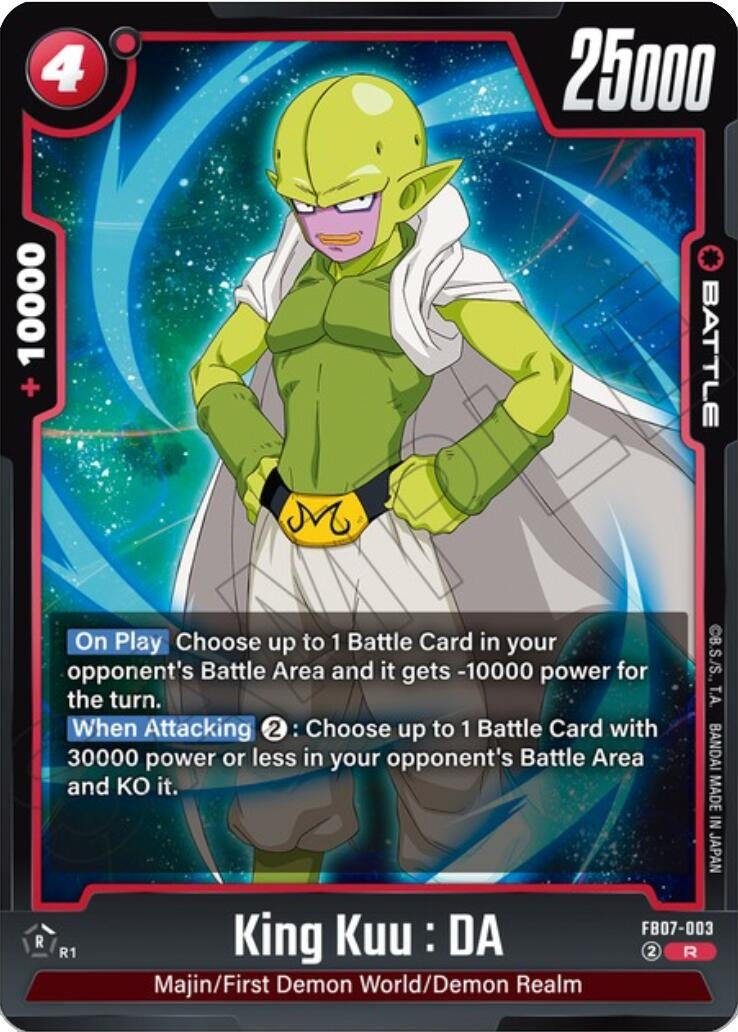 Image for King Kuu : DA (FB07-003) (Wish For Shenron) - Dragon Ball Super: Fusion World