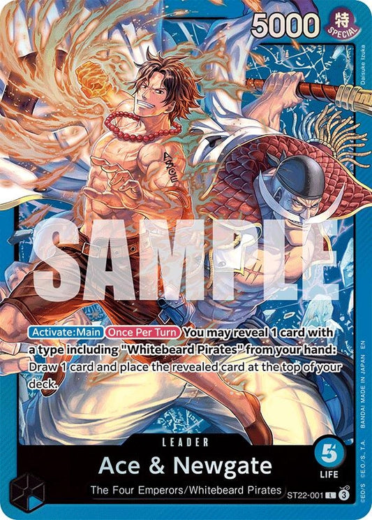Image for Ace & Newgate (ST22-001) (Starter Deck 22: Ace & Newgate) - One Piece Card Game