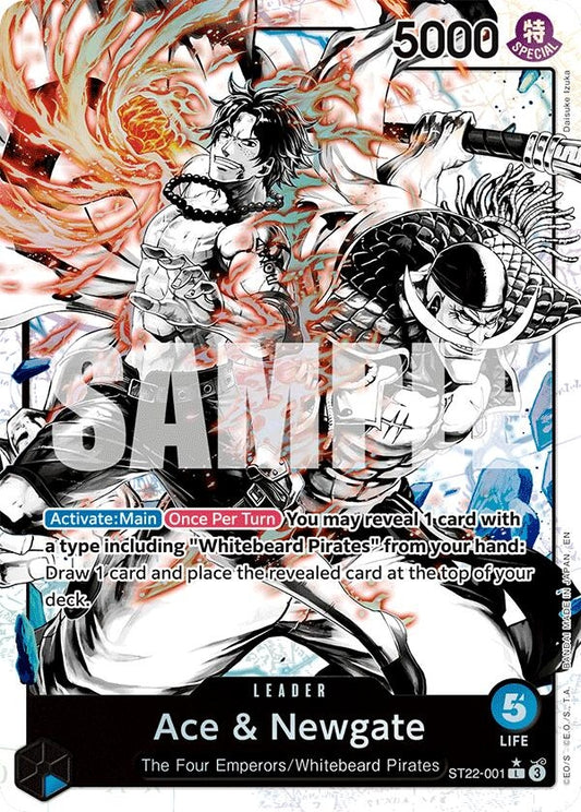 Image for Ace & Newgate (Parallel) (ST22-001) (Starter Deck 22: Ace & Newgate) - One Piece Card Game