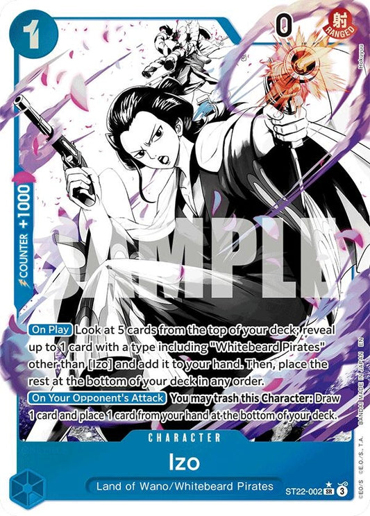 Image for Izo (Parallel) (ST22-002) (Starter Deck 22: Ace & Newgate) - One Piece Card Game