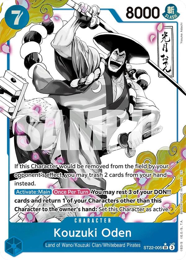Image for Kouzuki Oden (Parallel) (ST22-005) (Starter Deck 22: Ace & Newgate) - One Piece Card Game