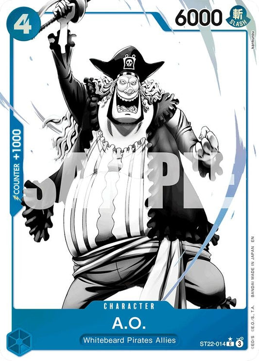Image for A.O. (Parallel) (ST22-014) (Starter Deck 22: Ace & Newgate) - One Piece Card Game