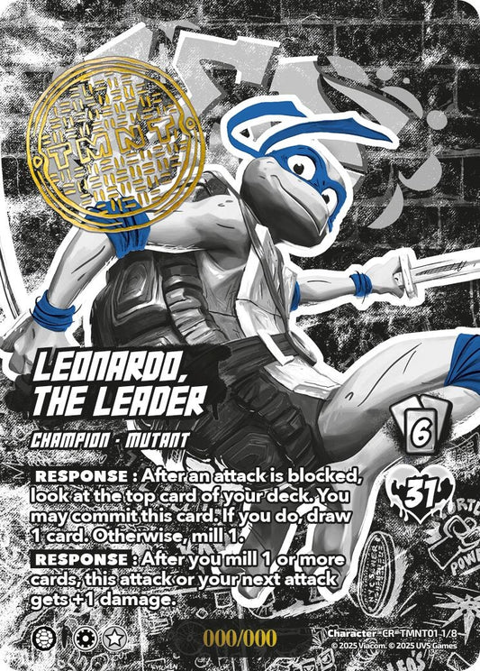 Image for Leonardo, the Leader (Serial Numbered) (TMNT01 1/8) (Teenage Mutant Ninja Turtles) - UniVersus