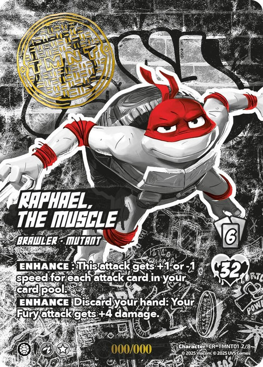 Image for Raphael, the Muscle (Serial Numbered) (TMNT01 2/8) (Teenage Mutant Ninja Turtles) - UniVersus
