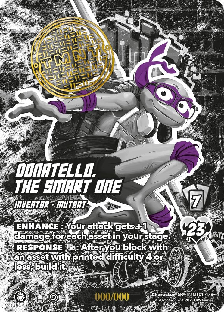Image for Donatello, the Smart One (Serial Numbered) (TMNT01 4/8) (Teenage Mutant Ninja Turtles) - UniVersus