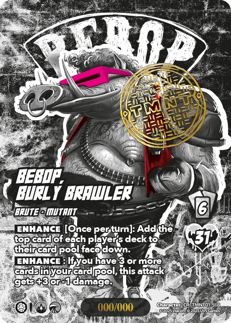 Image for Bebop, Burly Brawler (Serial Numbered) (TMNT01 5/8) (Teenage Mutant Ninja Turtles) - UniVersus