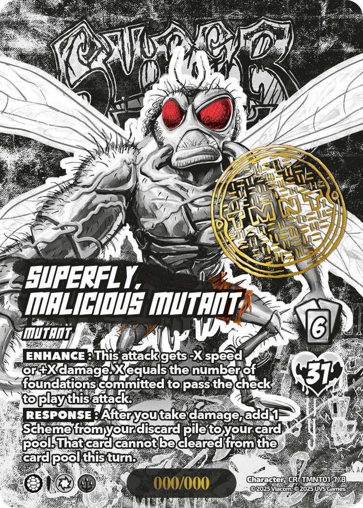 Image for Superfly, Malicious Mutant (Serial Numbered) (TMNT01 7/8) (Teenage Mutant Ninja Turtles) - UniVersus