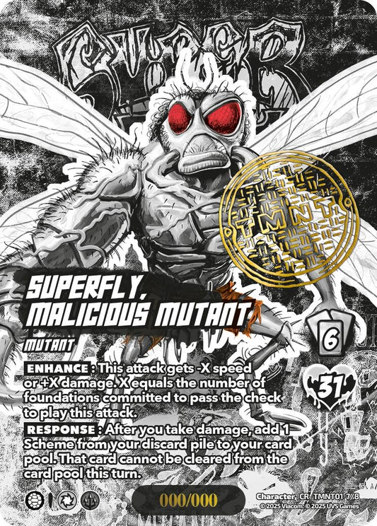 Image for Superfly, Malicious Mutant (Serial Numbered) (TMNT01 7/8) (Teenage Mutant Ninja Turtles) - UniVersus