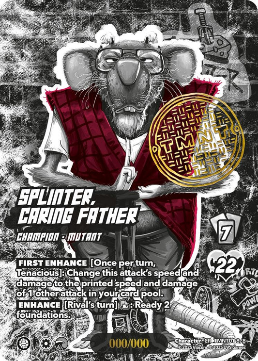Image for Splinter, Caring Father (Serial Numbered) (TMNT01 8/8) (Teenage Mutant Ninja Turtles) - UniVersus