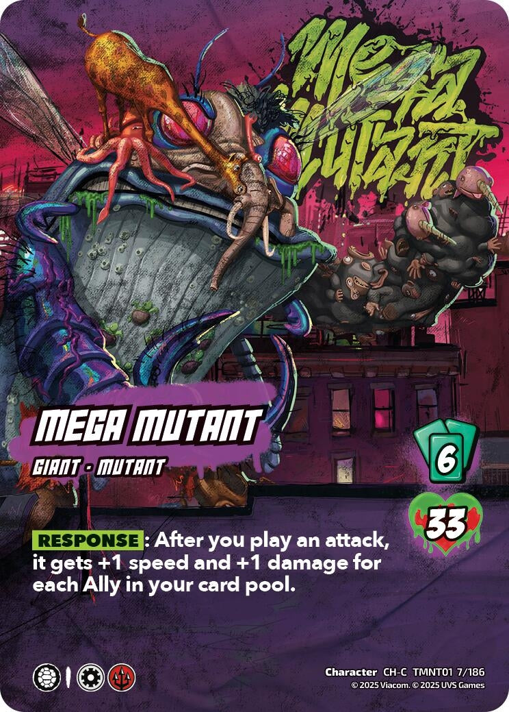 Image for Mega Mutant (TMNT01 7/186) (Teenage Mutant Ninja Turtles) - UniVersus