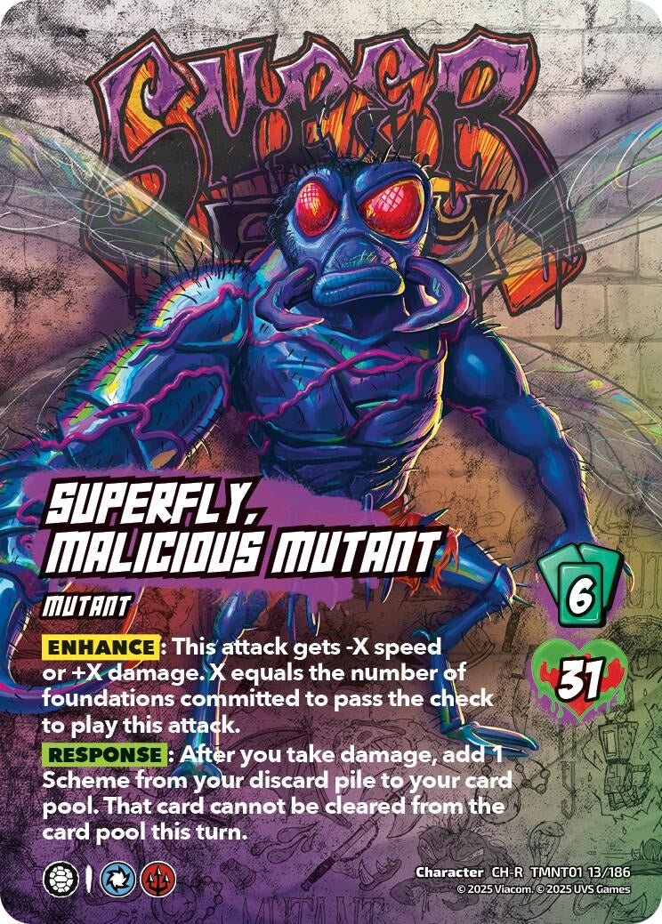 Image for Superfly, Malicious Mutant (TMNT01 13/186) (Teenage Mutant Ninja Turtles) - UniVersus