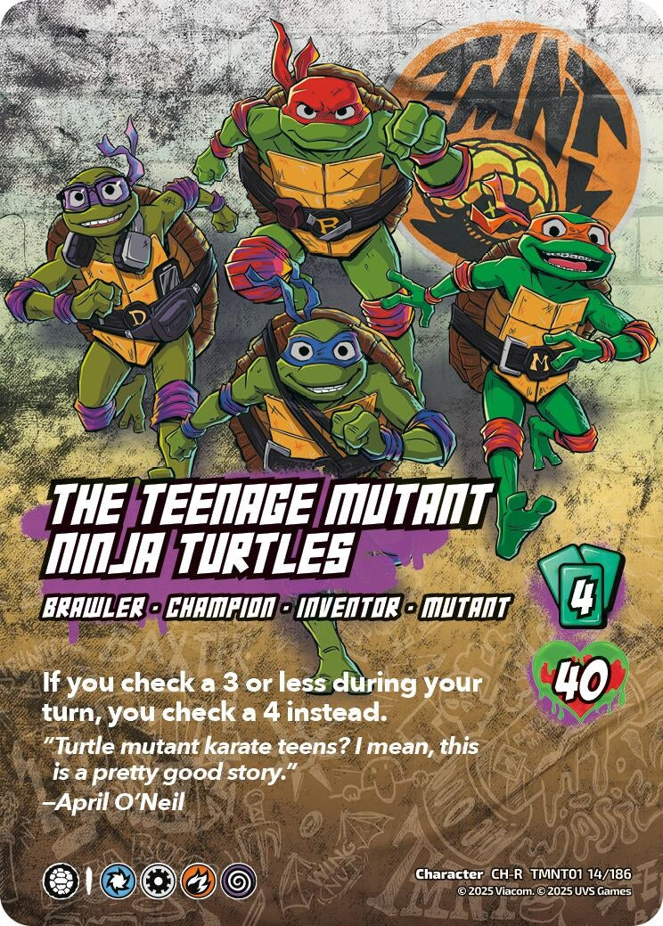 Image for The Teenage Mutant Ninja Turtles (TMNT01 14/186) (Teenage Mutant Ninja Turtles) - UniVersus
