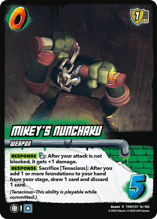 Image for Mikey's Nunchaku (TMNT01 16/186) (Teenage Mutant Ninja Turtles) - UniVersus