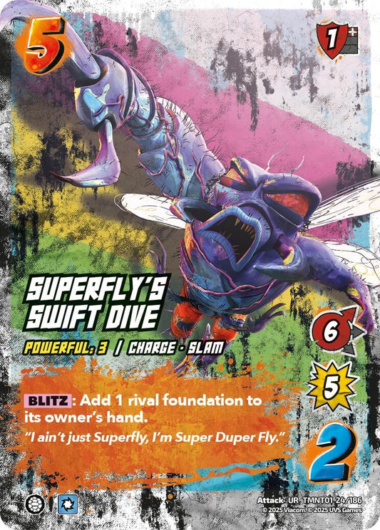 Image for Superfly's Swift Dive (TMNT01 24/186) (Teenage Mutant Ninja Turtles) - UniVersus