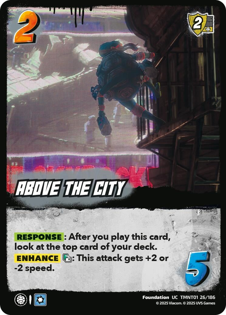 Image for Above the City (TMNT01 26/186) (Teenage Mutant Ninja Turtles) - UniVersus
