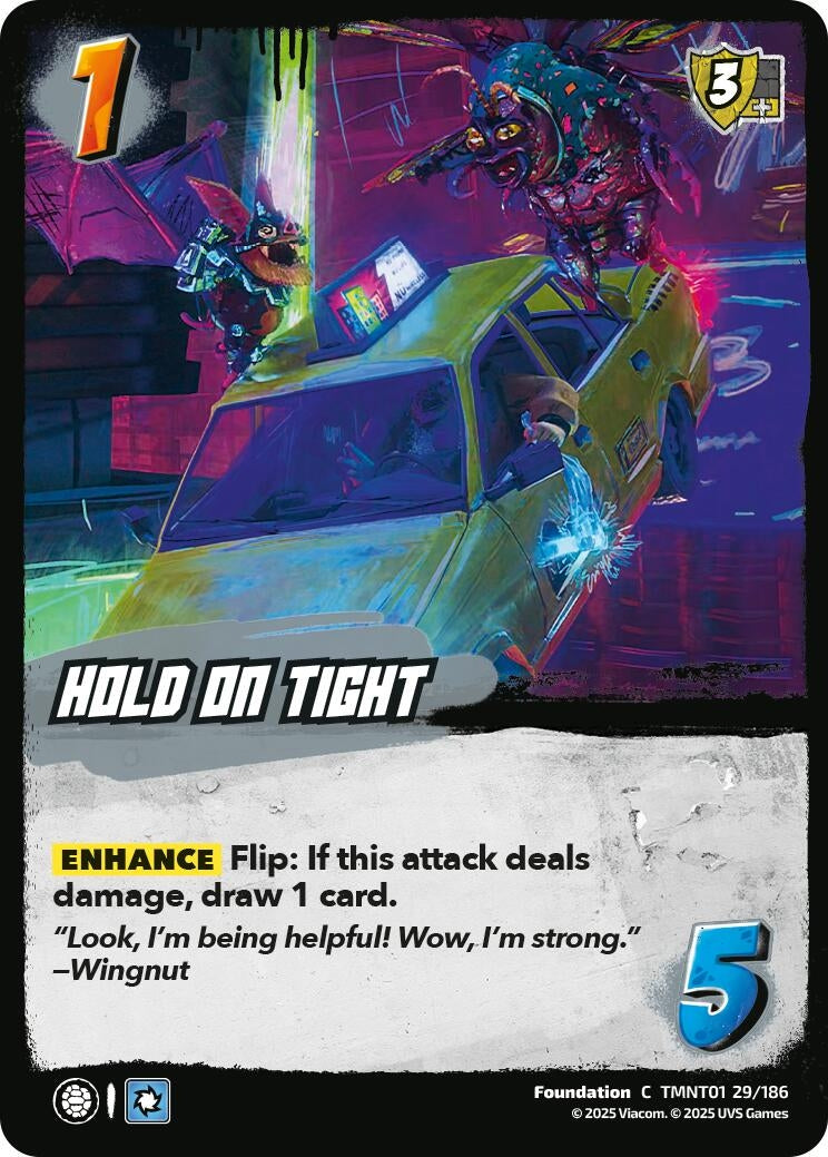 Image for Hold on Tight (TMNT01 29/186) (Teenage Mutant Ninja Turtles) - UniVersus