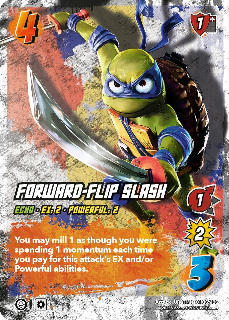 Image for Forward-Flip Slash (TMNT01 36/186) (Teenage Mutant Ninja Turtles) - UniVersus