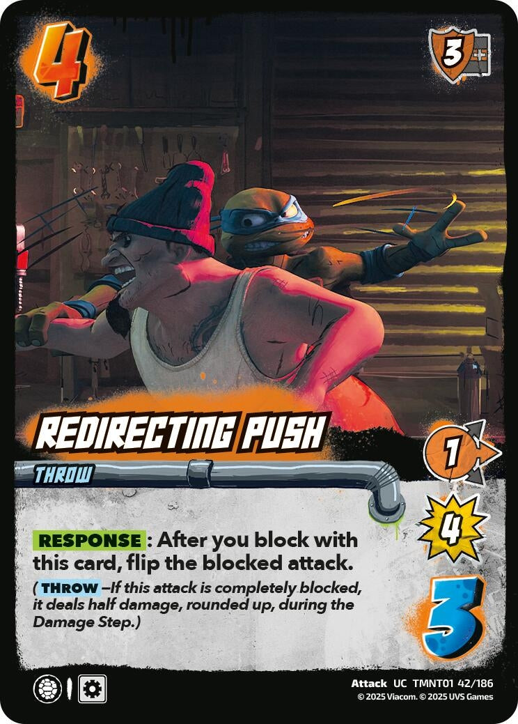 Image for Redirecting Push (TMNT01 42/186) (Teenage Mutant Ninja Turtles) - UniVersus