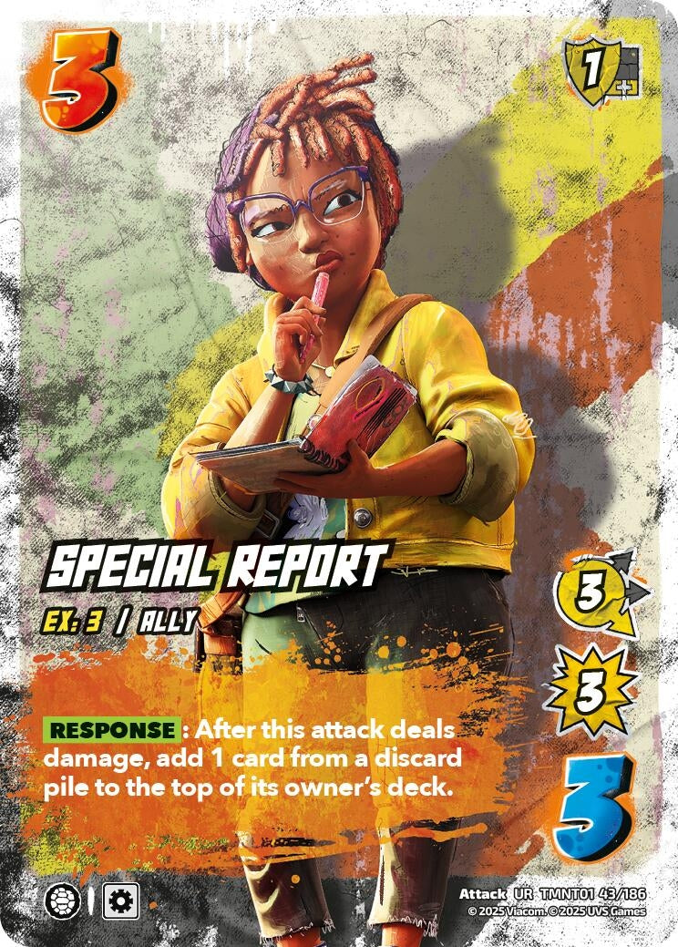 Image for Special Report (TMNT01 43/186) (Teenage Mutant Ninja Turtles) - UniVersus