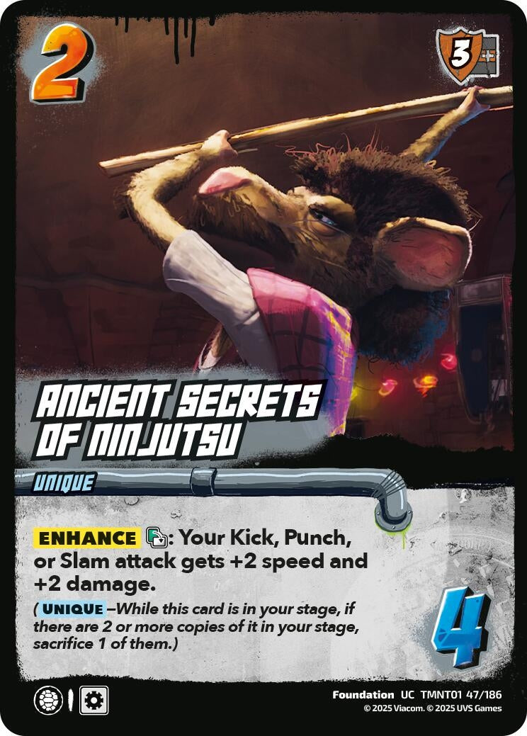 Image for Ancient Secrets of Ninjutsu (TMNT01 47/186) (Teenage Mutant Ninja Turtles) - UniVersus