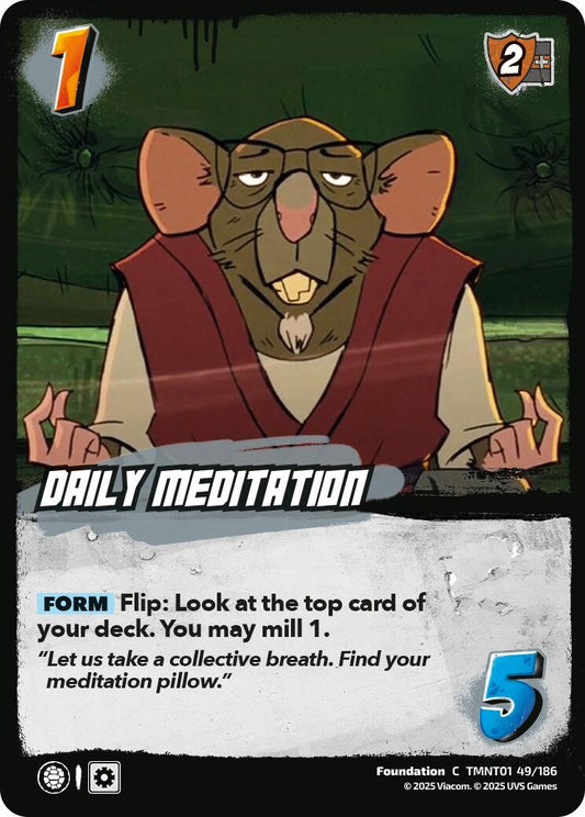 Image for Daily Meditation (TMNT01 49/186) (Teenage Mutant Ninja Turtles) - UniVersus