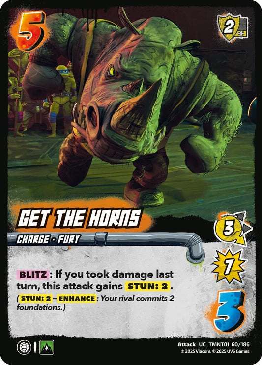 Image for Get the Horns (TMNT01 60/186) (Teenage Mutant Ninja Turtles) - UniVersus