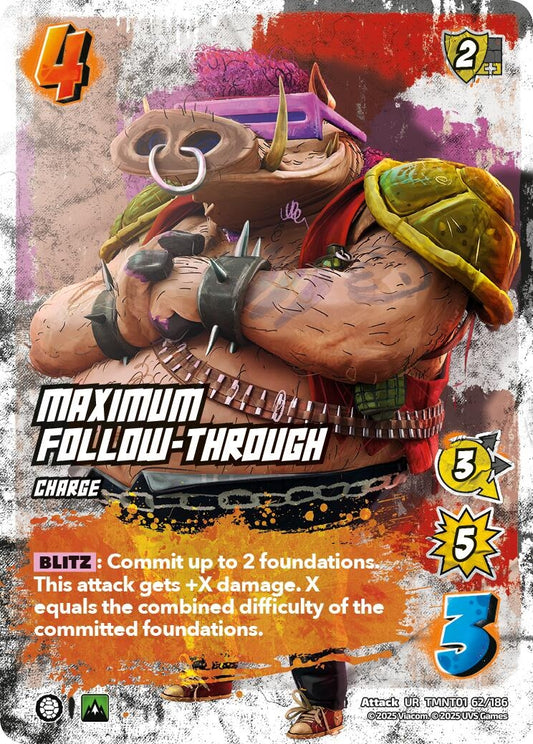 Image for Maximum Follow-Through (TMNT01 62/186) (Teenage Mutant Ninja Turtles) - UniVersus