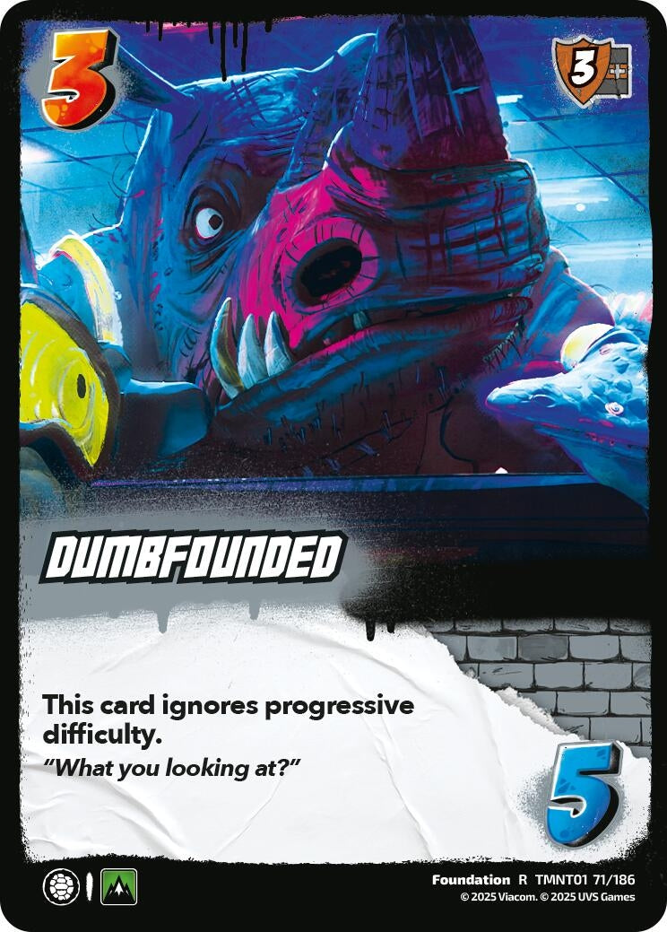 Image for Dumbfounded (TMNT01 71/186) (Teenage Mutant Ninja Turtles) - UniVersus