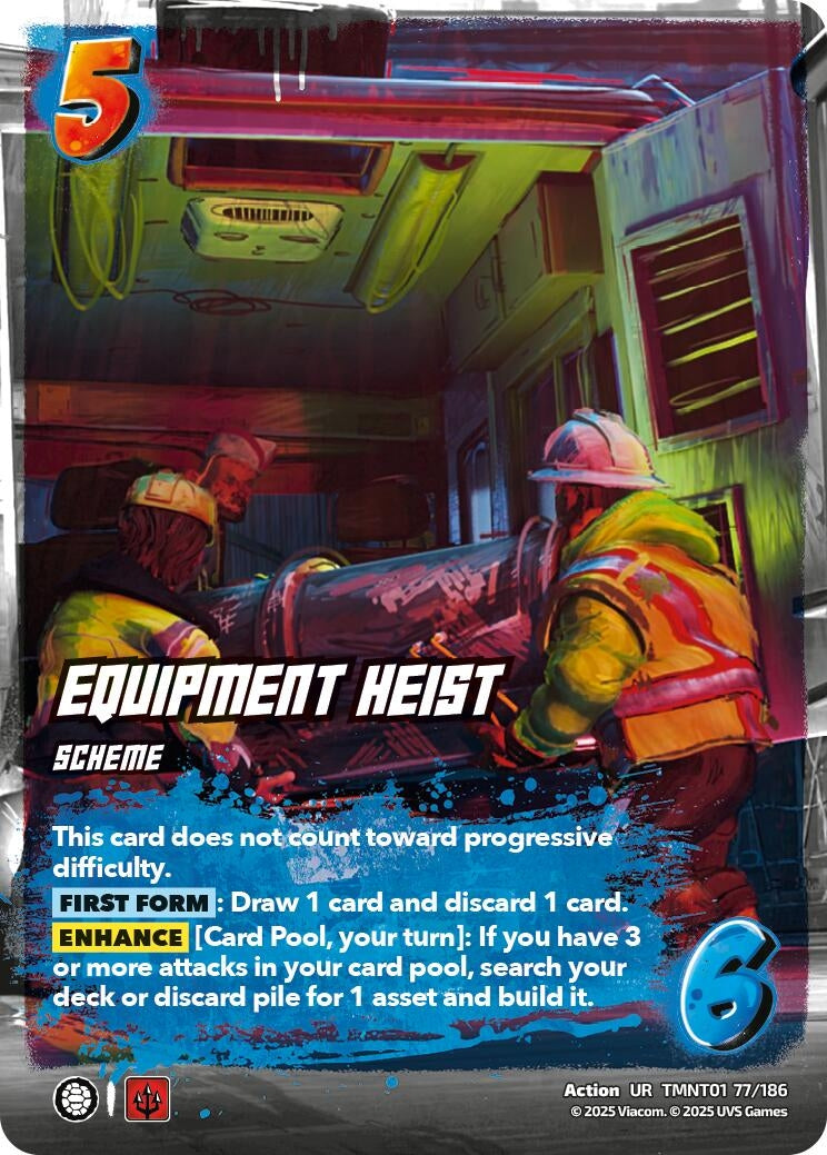 Image for Equipment Heist (TMNT01 77/186) (Teenage Mutant Ninja Turtles) - UniVersus
