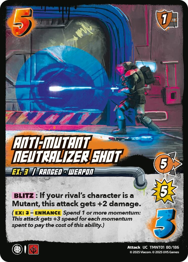 Image for Anti-Mutant Neutralizer Shot (TMNT01 80/186) (Teenage Mutant Ninja Turtles) - UniVersus